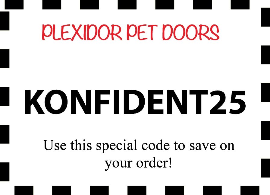 Konfident Kanines dog training plexidor coupon.